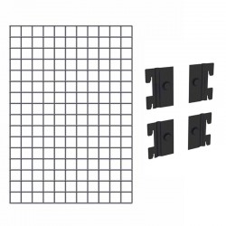 AMPLIACIÓN REJA CON ACCESORIOS GRIS 60x90cm, 60x120cm