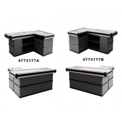 灰色收银台 向左 / 右 1500x600x850mm