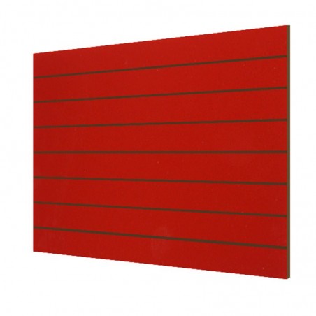 PANEL DE LAMAS ROJO 10.5 GUÍAS (2 UD) CON GUÍAS DE ALUMINIO (21 UD)