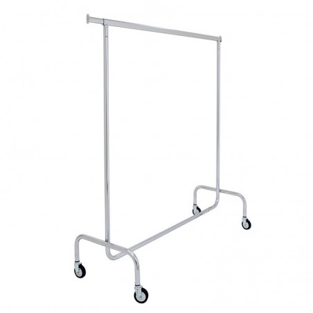 150-220cm BURRO DE ROPA PERCHERO METÁLICO REGULABLE CON RUEDAS