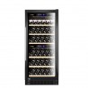 CHIGO - Enfriador de vino, capacidad de 73 botellas. 5℃~22℃, 188L, 648 x 672 x 1300mm con Puerta de Cristal