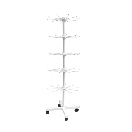 EXPOSITOR GIRATORIO 5 NIVELES Φ40CM x 162CM