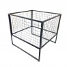 CESTA EXPOSITORA GRIS - 85x80x80CM / 120x80x85CM
