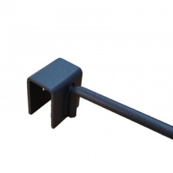 GANCHO PARA TUBO GRIS 15 - 35CM