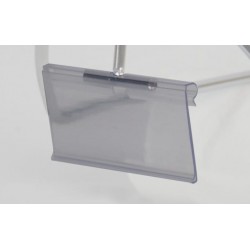 GANCHO PARA TABLERO CON PORTAPRECIOS (G2)