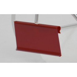 GANCHO PARA TABLERO CON PORTAPRECIOS (G2)