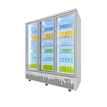 VITRINA REFRIGERADA  DOBLE PUERTA VENTILADA 1500L, 2℃ ~ 8℃, 1890*680*2120MM