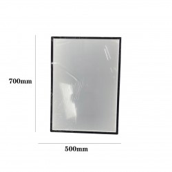 EXPOSITORES 50X70CM CON LUZ NEGRO, PANTALLAS HORIZONTALES Y VERTICALES, INCLUYE SOPORTE