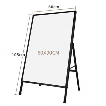 EXPOSITORES 60X90CM CON LUZ CON SOPORTE NEGRO