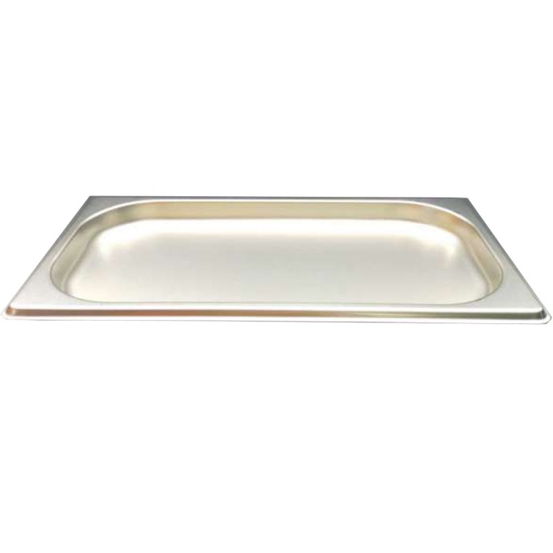 CUBETAS GASTRONORM Y TAPA GN 1/3, LISA ACERO 201, 20MM/40MM/65MM/100MM/150MM/200MM