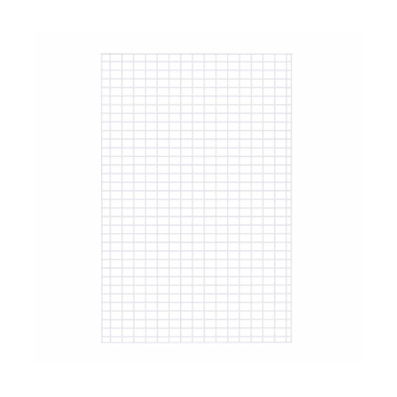 REJA METÁLICA BLANCA 180 X 90 CM