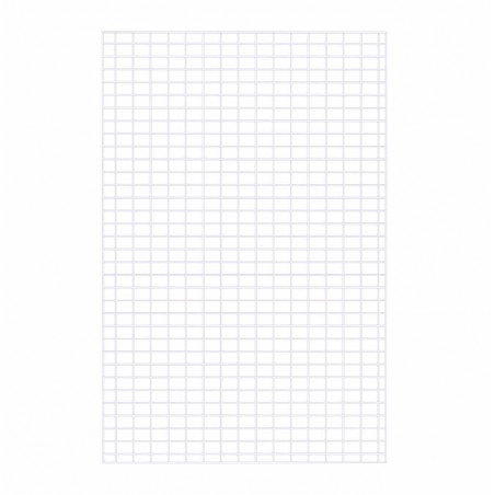 REJA METÁLICA BLANCA 180 X 90 CM