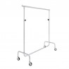 150cm BURRO DE ROPA PERCHERO METÁLICO REGULABLE CON RUEDAS