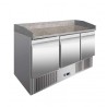 MESA FRÍA PARA PIZZA CON 3 PUERTAS 380L 300W -2 ℃ ~ 8 ℃