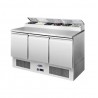 MESA FRÍA DE INGREDIENTES CON 3 PUERTAS 380L 310W -2 ℃ ~ 8 ℃