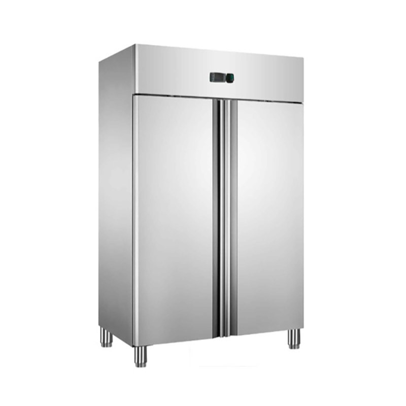 ARMARIO FRIGORÍFICO VERTICAL INOX VENTILADO CON 2 PUERTAS 1240L, -2 ℃ ~ 8 ℃, 350W, 1965*750*1930MM