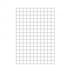 REJA METÁLICA BLANCA 120 X...