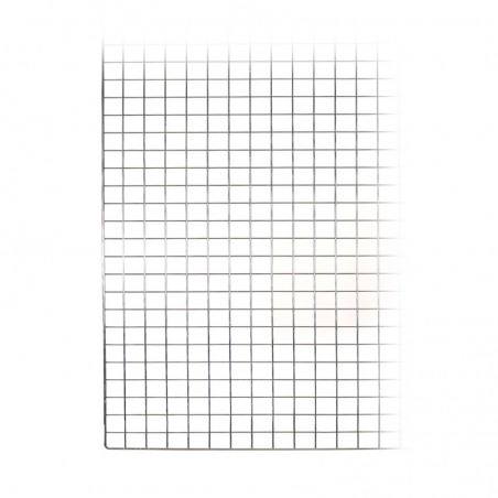 REJA METÁLICA CROMADA 150 X 120 CM