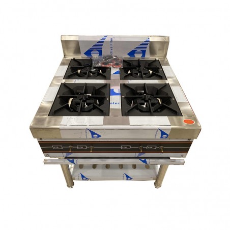 COCINA DE GAS NATURAL CON 4 QUEMADORES 800*800*800+150MM