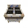 COCINA DE GAS NATURAL CON 4 QUEMADORES 800*800*800+150MM