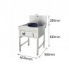 ESTUFA DE GAS DE 1 FUEGO CON GRIFO, GAS NATURAL Y BUTANO 650*900*810+290MM