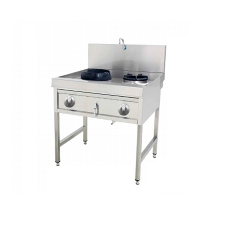 ESTUFA DE GAS CON 2 FUEGOS, CON GRIFO DE ALTA POTENCIA Y BAJA POTENCIA, GAS NATURAL Y BUTANO 900*900*810+290MM
