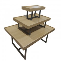 Expositor De Madera Y Gris...