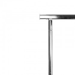 140-210cm BURRO DE ROPA PERCHERO METÁLICO EXTENSIBLE CON RUEDAS