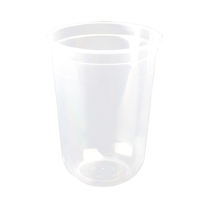 500ml 透明圆底奶茶杯 500个/箱 外卖杯 杯口直径 90mm
