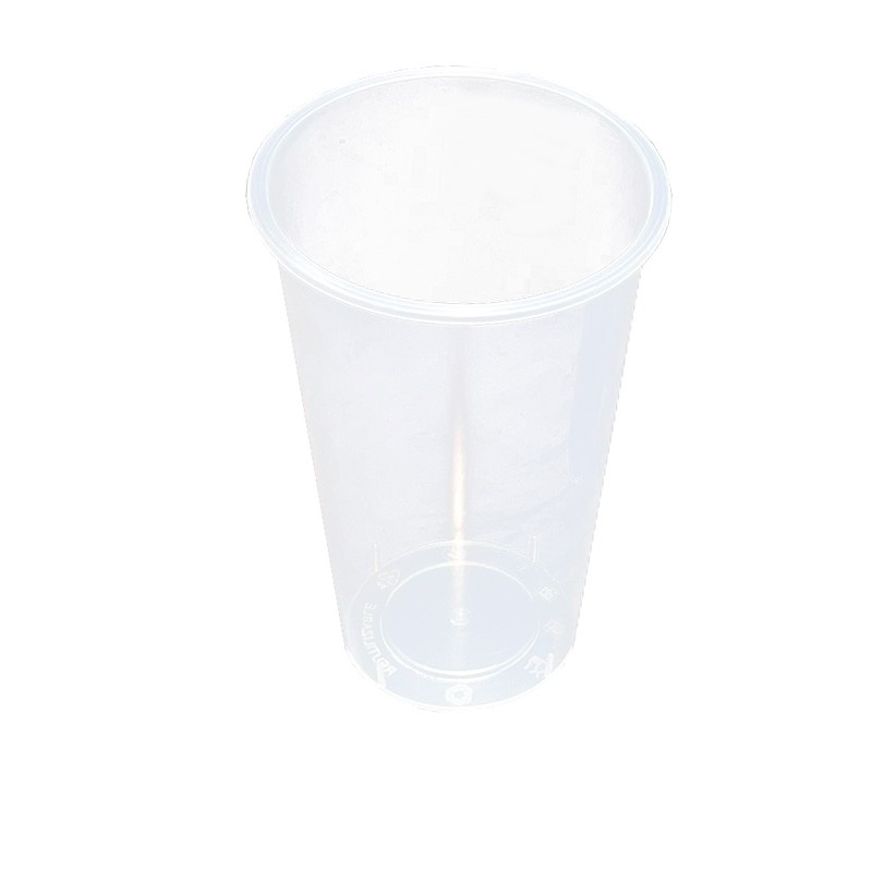 透明平底奶茶杯 500ml / 700ml 500个/箱 外卖杯 杯口直径 90mm