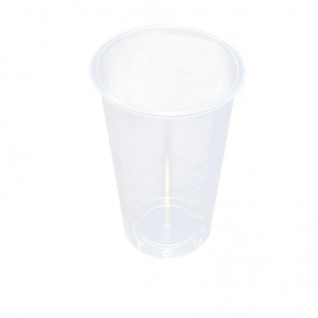 透明平底奶茶杯 500ml / 700ml 500个/箱 外卖杯 杯口直径 90mm