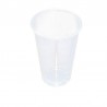 Vaso de Té Desechable Transparente de 500ml / 700ml, Fondo Plano, 90mm de Diámetro, 500Uds/Caja para Bebidas