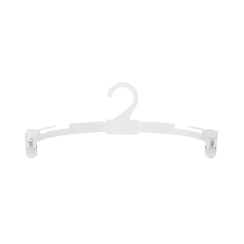 Perchas de Plástico Lencería Transpalente de 27cm, 500Uds/Caja para Ropa Interior