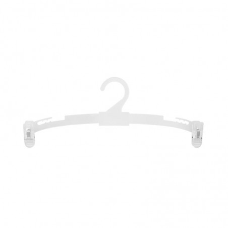 Perchas de Plástico Lencería Transpalente de 27cm, 500Uds/Caja para Ropa Interior
