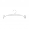 Perchas de Plástico Lencería Transpalente de 27cm, 500Uds/Caja para Ropa Interior