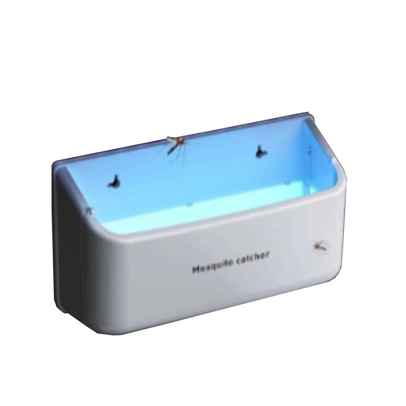 Lámpara Atrapa Moscas Adhesiva 12V y 20 Hojas Adhesivas de Insectos