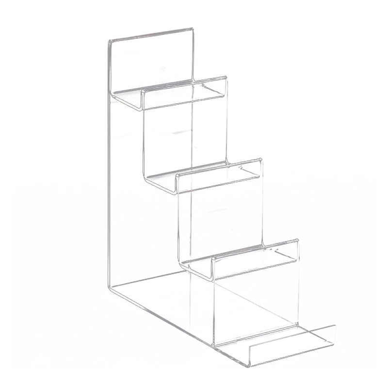 Estante Exhibidor Carteras Metacrilato 4 Niveles Reforzado 25*10*26cm