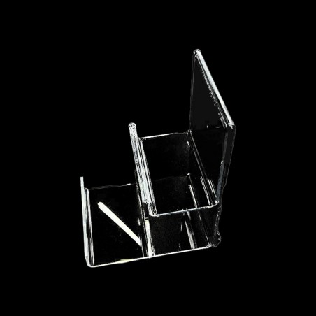 Exhibidor De Carteras Metacrilato 2 Niveles Reforzado 25*8*26cm