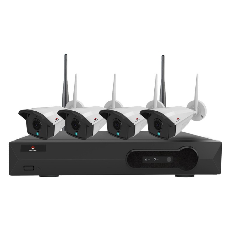 Kit Vigilancia Inalámbrica 5MP, NVR 4 Canales, H265/H264 WiFi