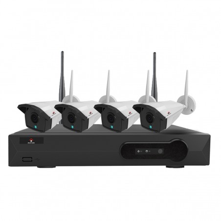 Kit Vigilancia Inalámbrica 5MP, NVR 4 Canales, H265/H264 WiFi