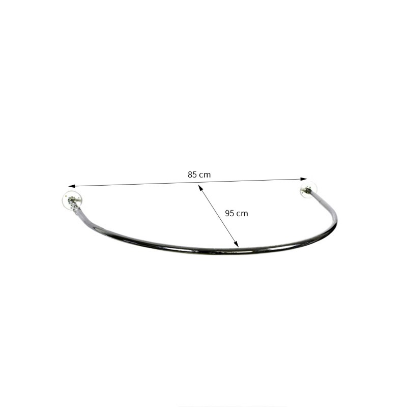 Probador Semicírculo Cromado Soporte Para Probador Diámetro 85cm o 115cm