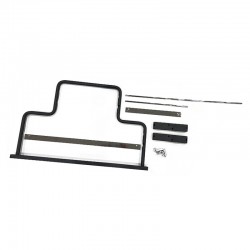 PORTABOBINAS PAPEL REGALO - NEGRO BRILLO