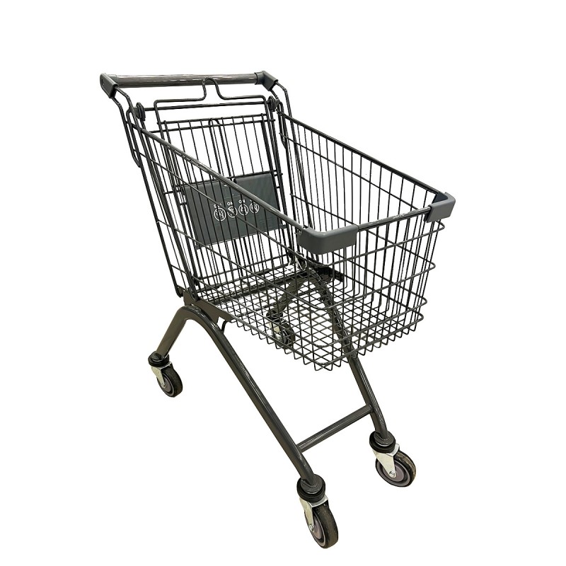 Carro de Supermercado Gris 60L