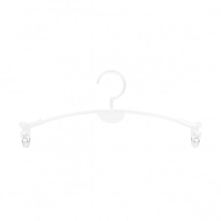 Percha Plástico Lencería Transparente Con Pinzas 275 MM