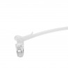Percha Plástico Lencería Transparente Con Pinzas 275 MM