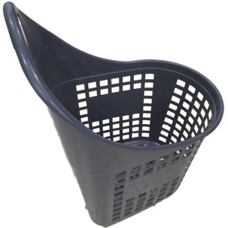 CESTA SUPERMERCADO GRIS - 64x49.5x86CM