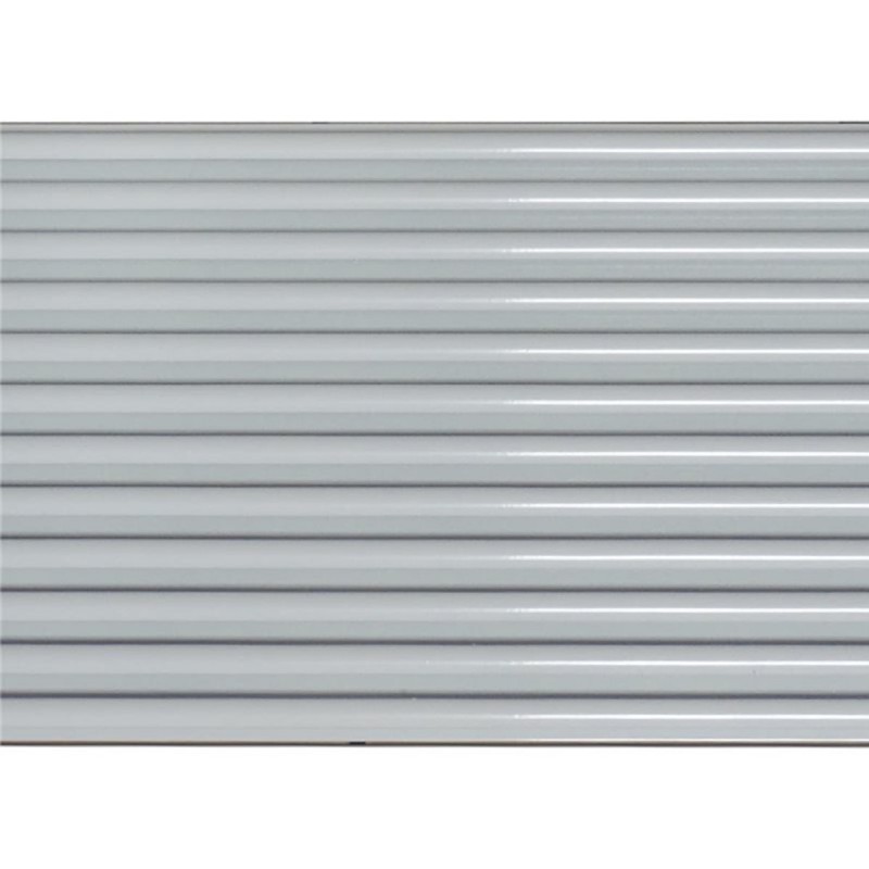 Panel de lamas de aluminio Ranurado - Blanco 300X15CM