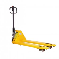 TRANSPALETA MANUAL 2500 KG CAPACIDAD DE CARGA, 1150 MM LONGITUD DE LA HORQUILLA, RUEDAS DE PU EUROPALETS