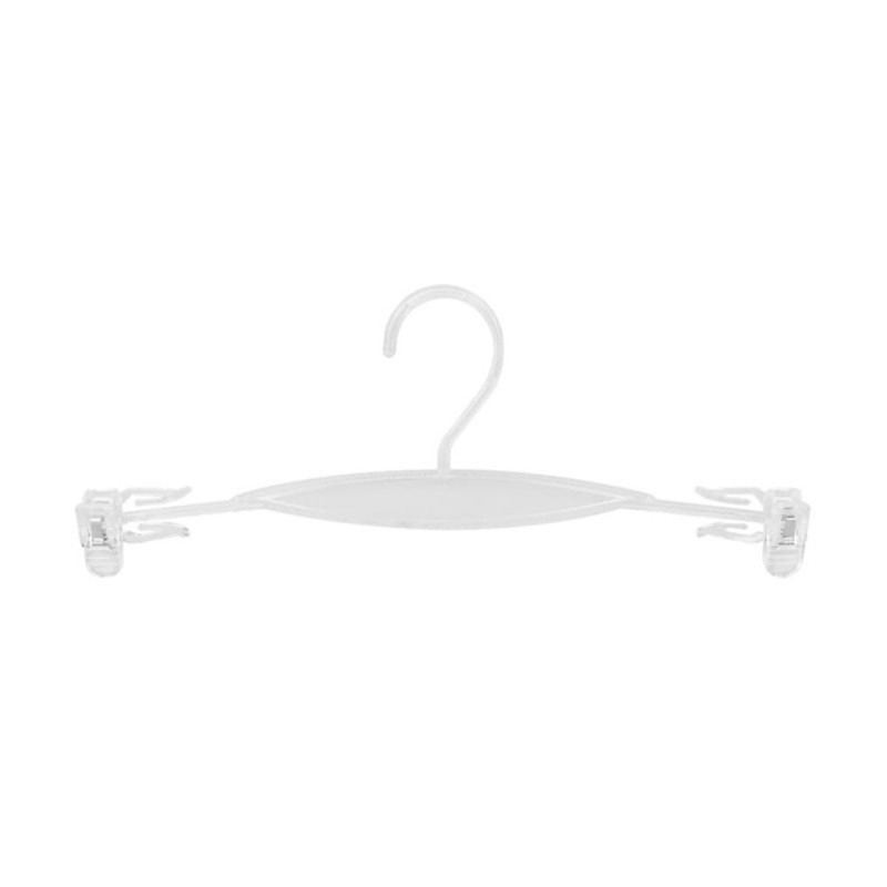 Percha de Plástico para Lencería - 27.5cm  Transparente