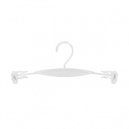 Percha de Plástico para Lencería - 27.5cm  Transparente